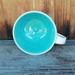 トルコブルー　マグカップ(小さめ） 4枚目の画像