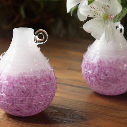 一輪挿し へび 陶芸作家 一品もの（陶のミニ花器・お湯のみ