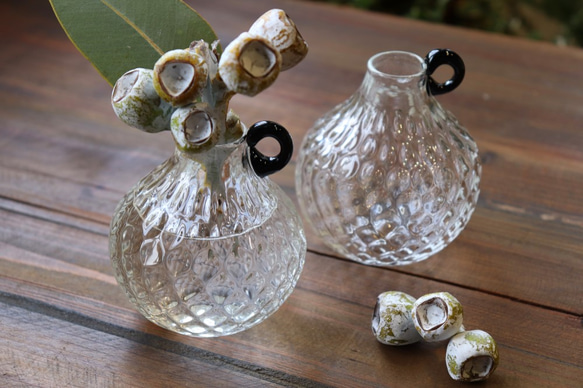 「Frutta一輪挿し」 フルッタ 透明 クリア 贈り物 シンプル ガラス おもてなし 上品 4枚目の画像