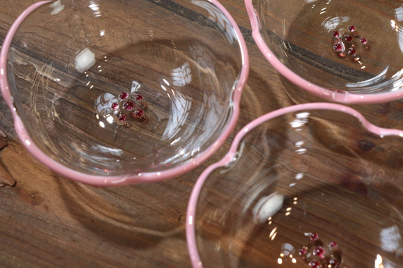 「小花鉢」　透明感 ガラスの贈り物 可憐　おもてなし 6枚目の画像