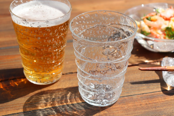 【夏の福袋】銀彩ひとくちビアグラス ペアセット」純銀 銀箔 高級感 大人っぽい 和モダン 12枚目の画像