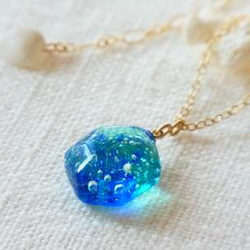 ゆあさま専用OKINAWAN JEWELRY ネックレス 青色 ネックレス レディース 人気 アクセサリー 沖縄 お土産 とんぼ玉