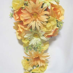 エレガントなドレスコサージュ♪ウェディングドレスに♪生花みたいに綺麗な造花です♪高品質なのに安い 2枚目の画像