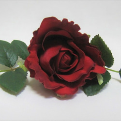 真紅のバラのキャスケードブーケ♪ブートニア付き♪生花みたいに綺麗な造花です♪高品質なのに安い 10枚目の画像