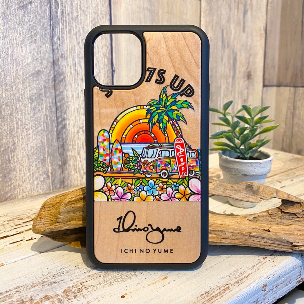 【 ポイント5倍】iPhone ウッドケース ウッドカバー スマホカバー ハワイ ハワイアン おしゃれ かわいい 人気