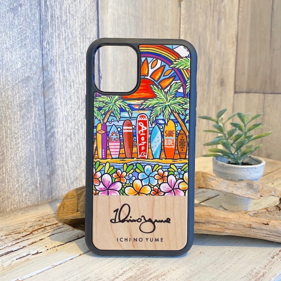 【 ポイント5倍】iPhone ウッドケース ウッドカバー スマホカバー ハワイ ハワイアン おしゃれ かわいい 人気