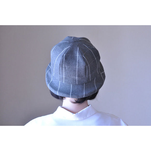 Grey Check Hat 3枚目の画像