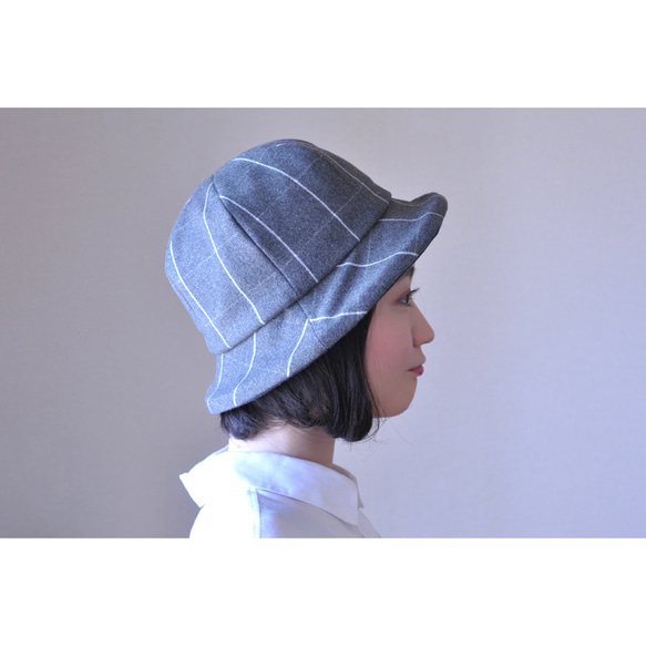 Grey Check Hat 5枚目の画像