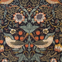 ★USAコットン★ウィリアムモリスのいちご泥棒柄★　布地　生地　modafabrics　ウィリアムモリス　 1枚目の画像