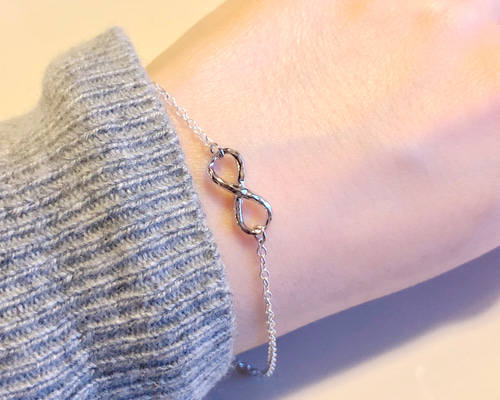 インフィニティ ブレスレット Infinity sterling silver bracelet for women | Georg Jensen