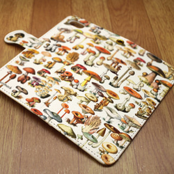 手帳型スマホケース「きのこだらけ-017」 3枚目の画像