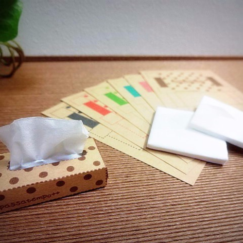 手作りサンプル　ミニチュア箱ティッシュ ミニチュア】折り紙ティッシュの作り方🧻可愛い小さい紙もの💓 - YouTube