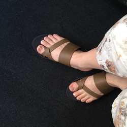 [限定！Mサイズ] re-born sandals ver.khaki ✕ navy 5枚目の画像