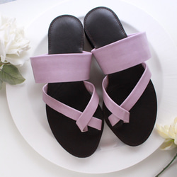 [new!]  re-born sandals ver. lavender /フラットサンダル＊ラベンダー 1枚目の画像
