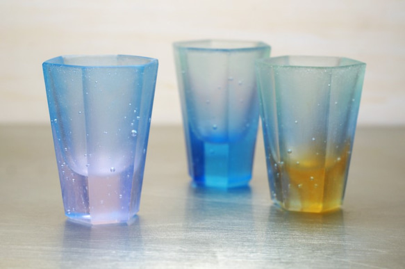 Aurora shot glass　＊受注制作＊ 2枚目の画像
