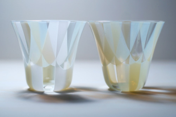 万華鏡の様なグラス～kaleido glass～(受注制作） 4枚目の画像