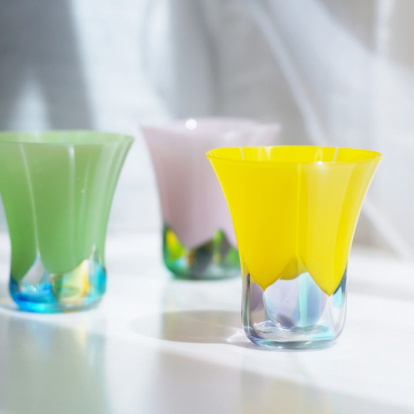 〜ビオラの様な可愛いグラス〜viola glass 1枚目の画像