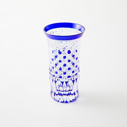 江戸切子　門脇硝子加工所　アンバークリスタルグラス 江戸切子 アンバークリスタルワイングラス (琥珀色緑) | 江戸