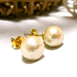 ★yuki様専用★cotton pearls 8mm 1枚目の画像