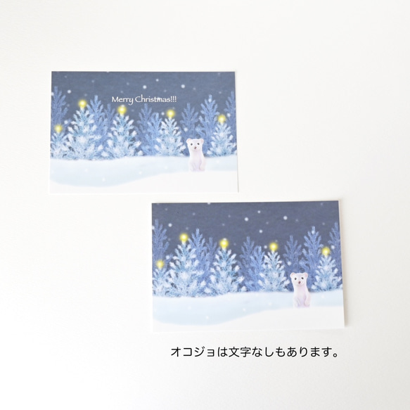 冬のポストカード5枚セット（セレクト可） 3枚目の画像