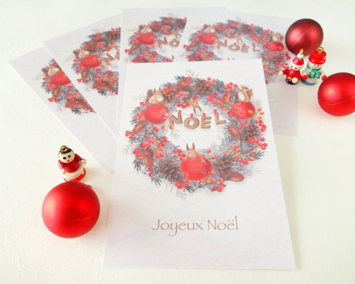 クリスマスリース joyeux noel クリスマス・リース（9）～ Joyeux Noël ～ 29cm（プリザ
