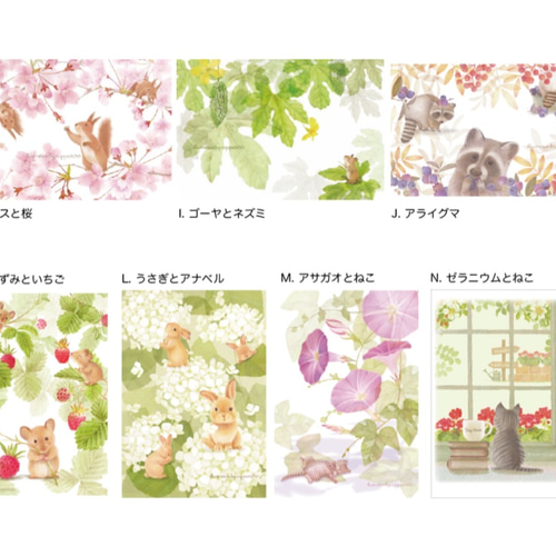 桜のリース ポストカードセット ポストカード COPPE0630 通販
