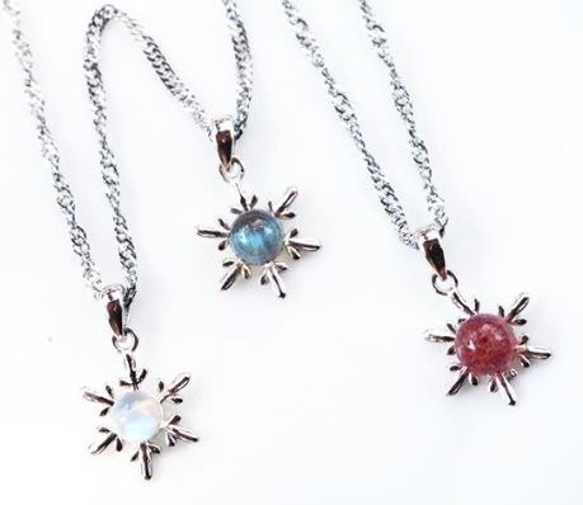 【雪花項錬/ Snowflake Necklace】 第3張的照片