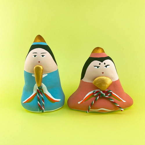 お雛さまセット（土人形）※受注製作 その他人形 坊さん玩具工房 通販