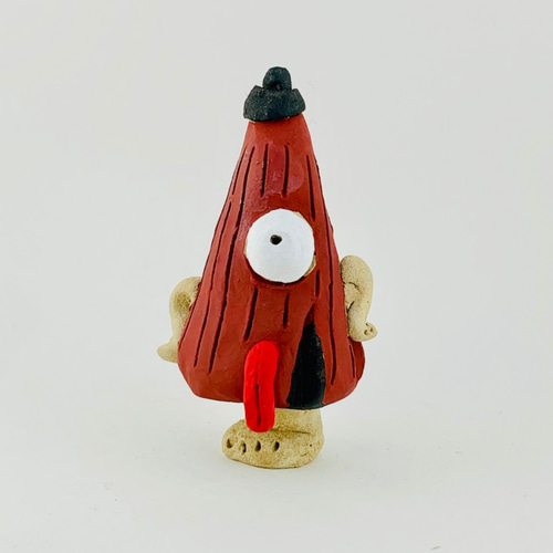 お化け「傘ばけ」（手びねり） その他人形 坊さん玩具工房 通販