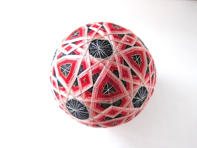 手まり「交差・巻きかがり」