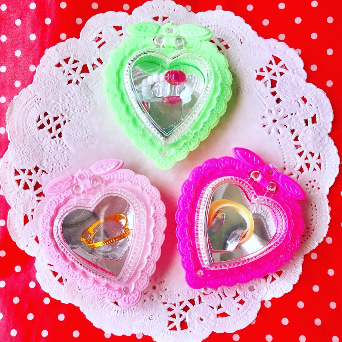 フレッシュパンチ★ハートケース　ピンク　激レア　1979 昭和レトロ　入手困難