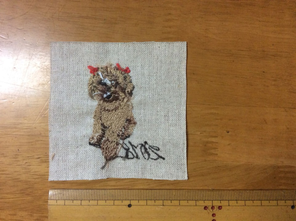 2018コレクション ワンちゃん刺繍 3枚目の画像