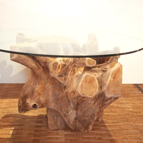 展示品】西海岸スタイル チーク無垢材 コーヒーテーブル