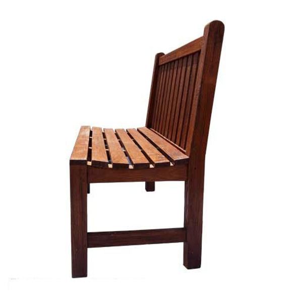 ベンチ 幅110cm　シンプル　ベンチ チーク無垢材 椅子 ガーデン ラファエルベンチ 3枚目の画像
