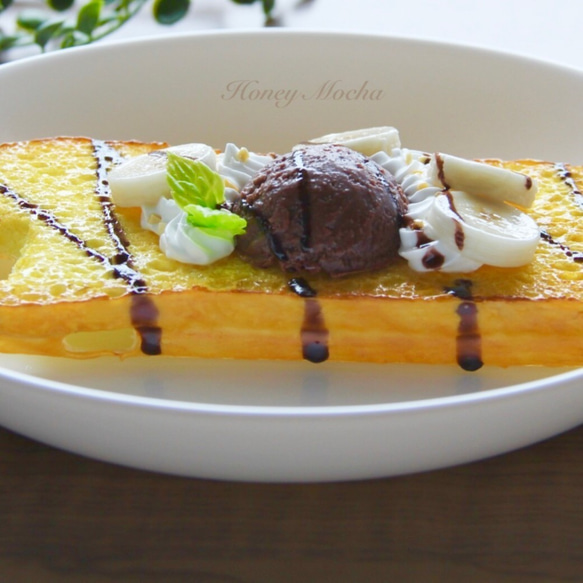 【Android】フレンチトーストのスマホケース（チョコ＆バナナ) 3枚目の画像