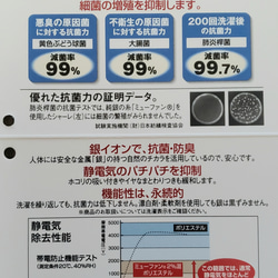 抗菌晒　純銀の糸　ミューファン晒　日本製　1m 4枚目の画像