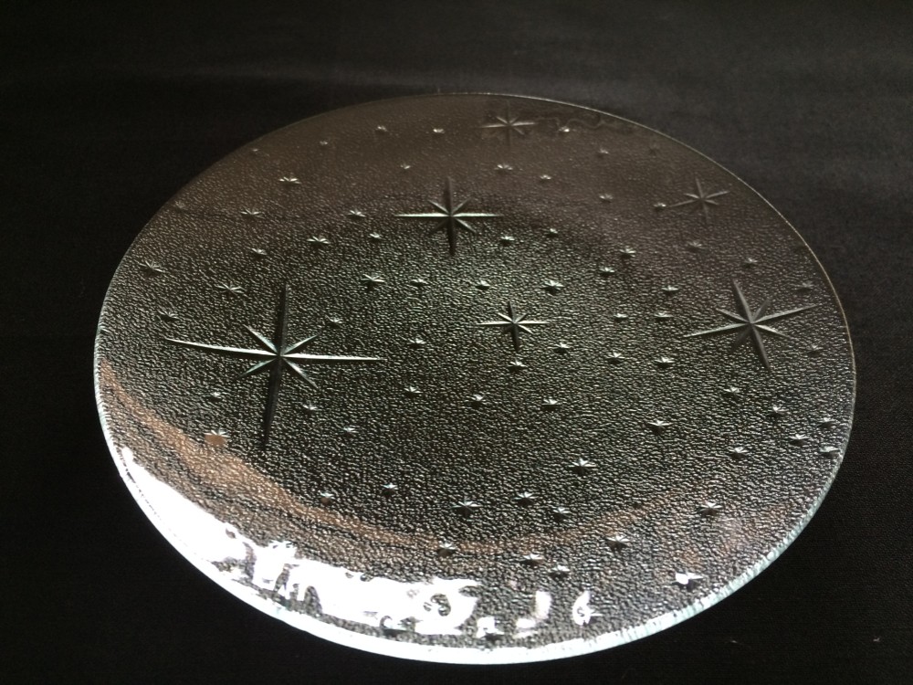 昭和型ガラス「銀河」円形皿 小（Φ120mm） 小皿 旭屋ガラス店 通販