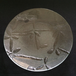 昭和型ガラス「ちぐさ」円形皿 小(Φ120mm) 小皿 旭屋ガラス店 昭和型ガラス「ちぐさ」円形皿 小(Φ120mm) 小皿 旭屋ガラス店
