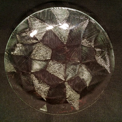 昭和型ガラス「きらら」円形皿 小（Φ120mm） 小皿 旭屋ガラス店 通販