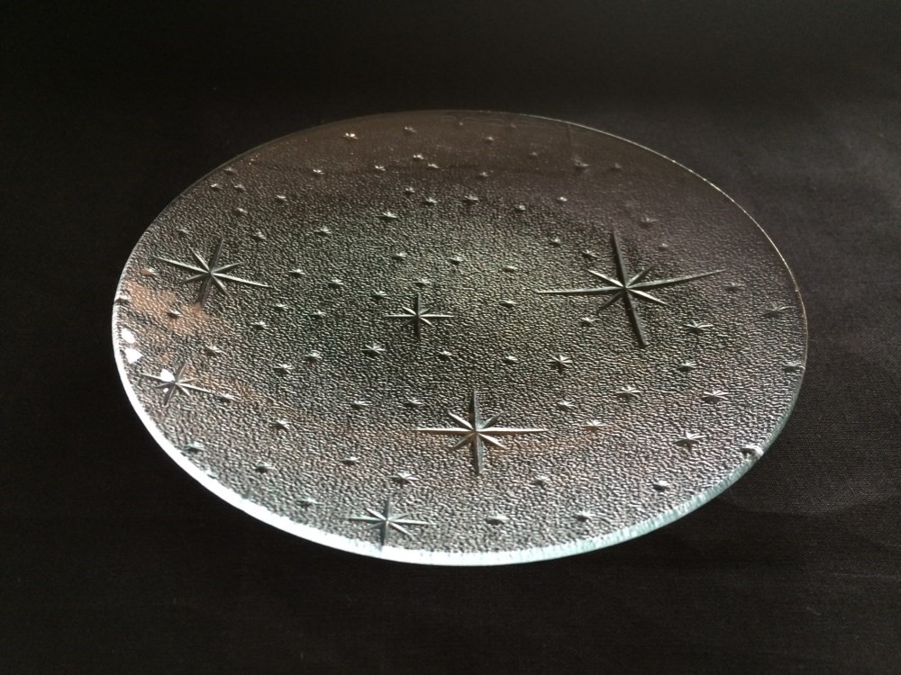 昭和型ガラス「銀河」円形皿 小（Φ120mm） 中皿 旭屋ガラス店 通販