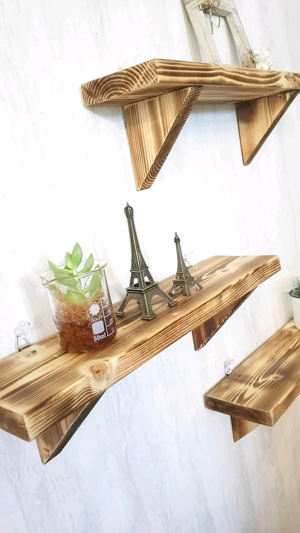 wood shelf 35cm 3点セット 2枚目の画像