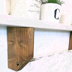 選べる wood shelf  タオルハンガー 4枚目の画像