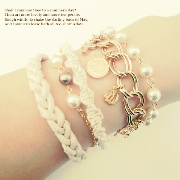 チェコpearl bracelet 2枚目の画像