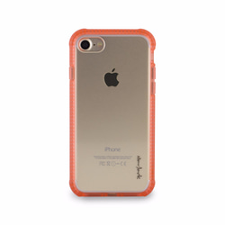 Navjack│iPhone SE(二代)&8/7 (4.7吋)│超抗摔吸震空壓保護殼-粉橘色 第8張的照片