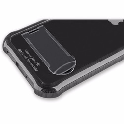 Stiff Series│iPhone X (5.8吋) 站立式抗摔吸震空壓保護殼│鈷黑色 第9張的照片
