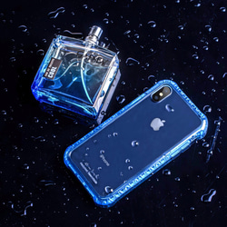 Rampart Series│iPhone X (5.8吋) 超抗摔吸震空壓保護殼│冰晶藍 第1張的照片