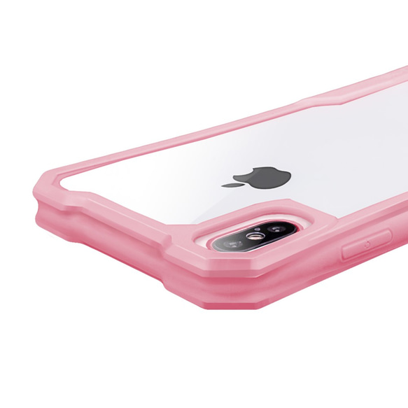NavJack│iPhone Xs Max(6.5吋)│超抗摔吸震空壓保護殼【甜心粉 Sweet Pink】 第5張的照片