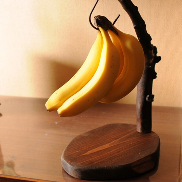 流木のバナナスタンド105014 3枚目の画像