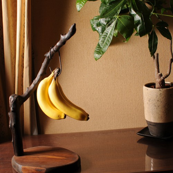 流木のバナナスタンド105014 4枚目の画像