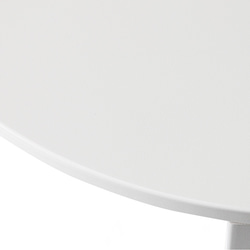 和風カフェテーブル【小】波千鳥（オフホワイト） 3枚目の画像
